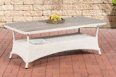 WPC-Tisch Pandora 160x80 - perlweiß by Dropshipping-Europe – Gartenmöbel