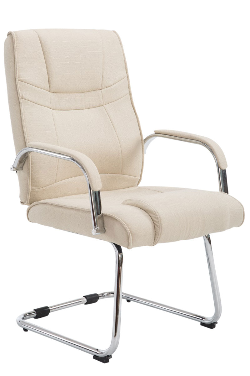 Besucherstuhl Attila Stoff - creme