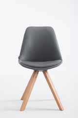 Besucherstuhl Laval Natura Square - grau