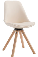 Besucherstuhl Calais Drehbar Natura Square - creme