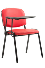 Stuhl Ken mit Klapptisch Kunstleder - rot