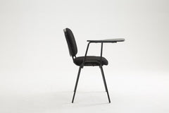 Stuhl Ken mit Klapptisch Stoff - schwarz