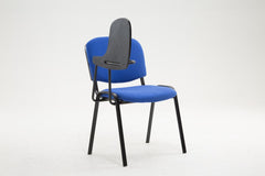 Stuhl Ken mit Klapptisch Stoff - blau