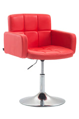 Lounger Los Angeles Kunstleder - rot