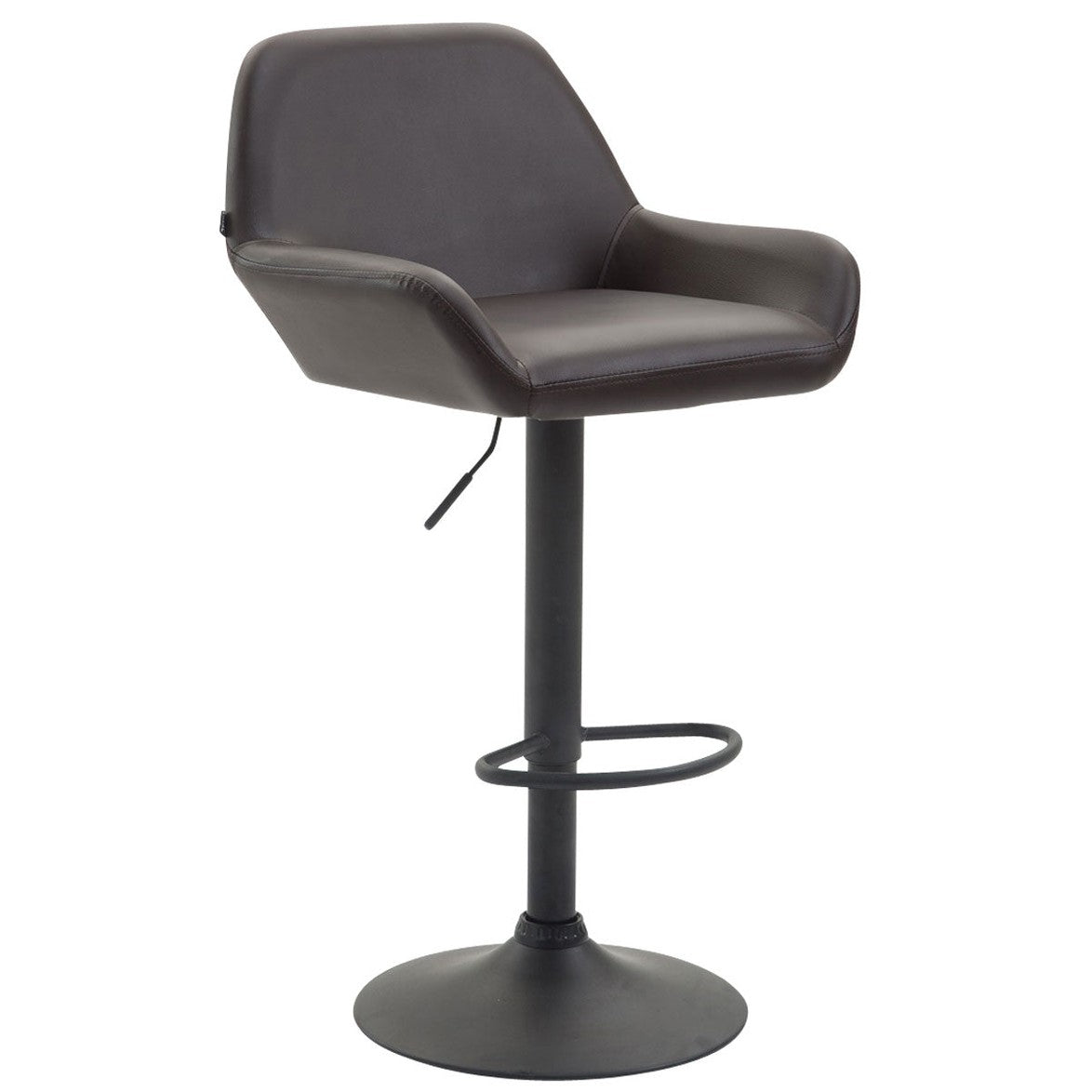 Barhocker Braga Kunstleder B - braun - InfinityMarket