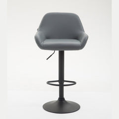 Barhocker Braga Kunstleder B - grau - InfinityMarket