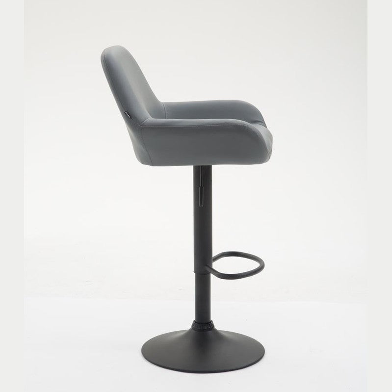 Barhocker Braga Kunstleder B - grau - InfinityMarket