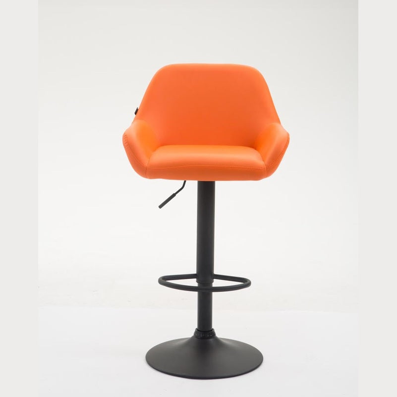 Barhocker Braga Kunstleder B - orange - InfinityMarket