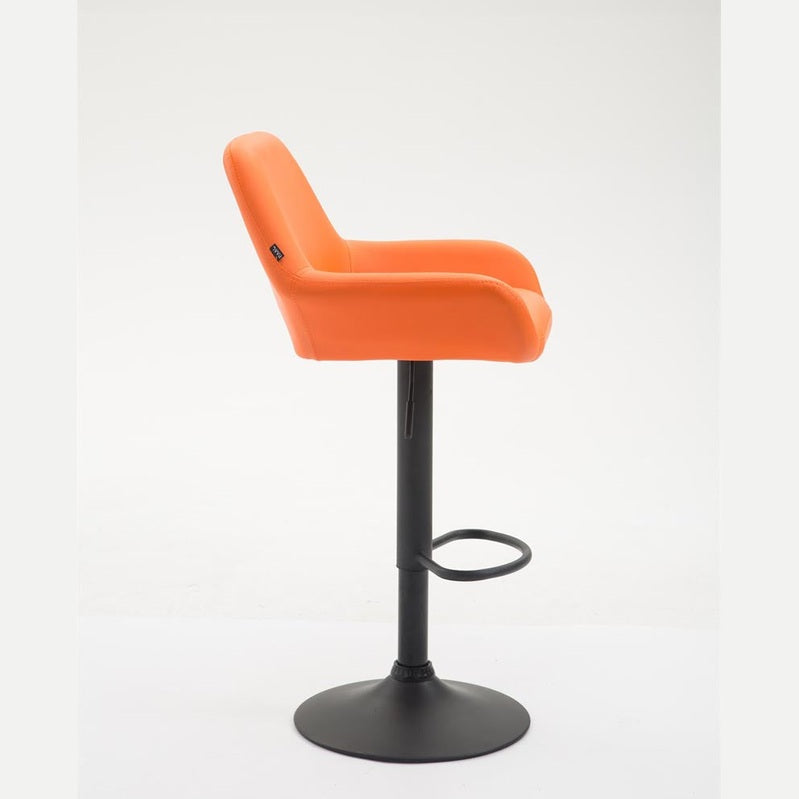 Barhocker Braga Kunstleder B - orange - InfinityMarket