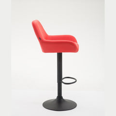 Barhocker Braga Kunstleder B - rot - InfinityMarket