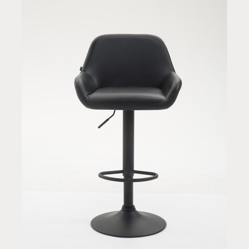 Barhocker Braga Kunstleder B - schwarz - InfinityMarket