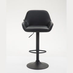 Barhocker Braga Kunstleder B - schwarz - InfinityMarket