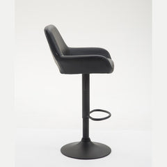 Barhocker Braga Kunstleder B - schwarz - InfinityMarket