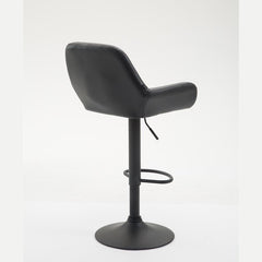 Barhocker Braga Kunstleder B - schwarz - InfinityMarket