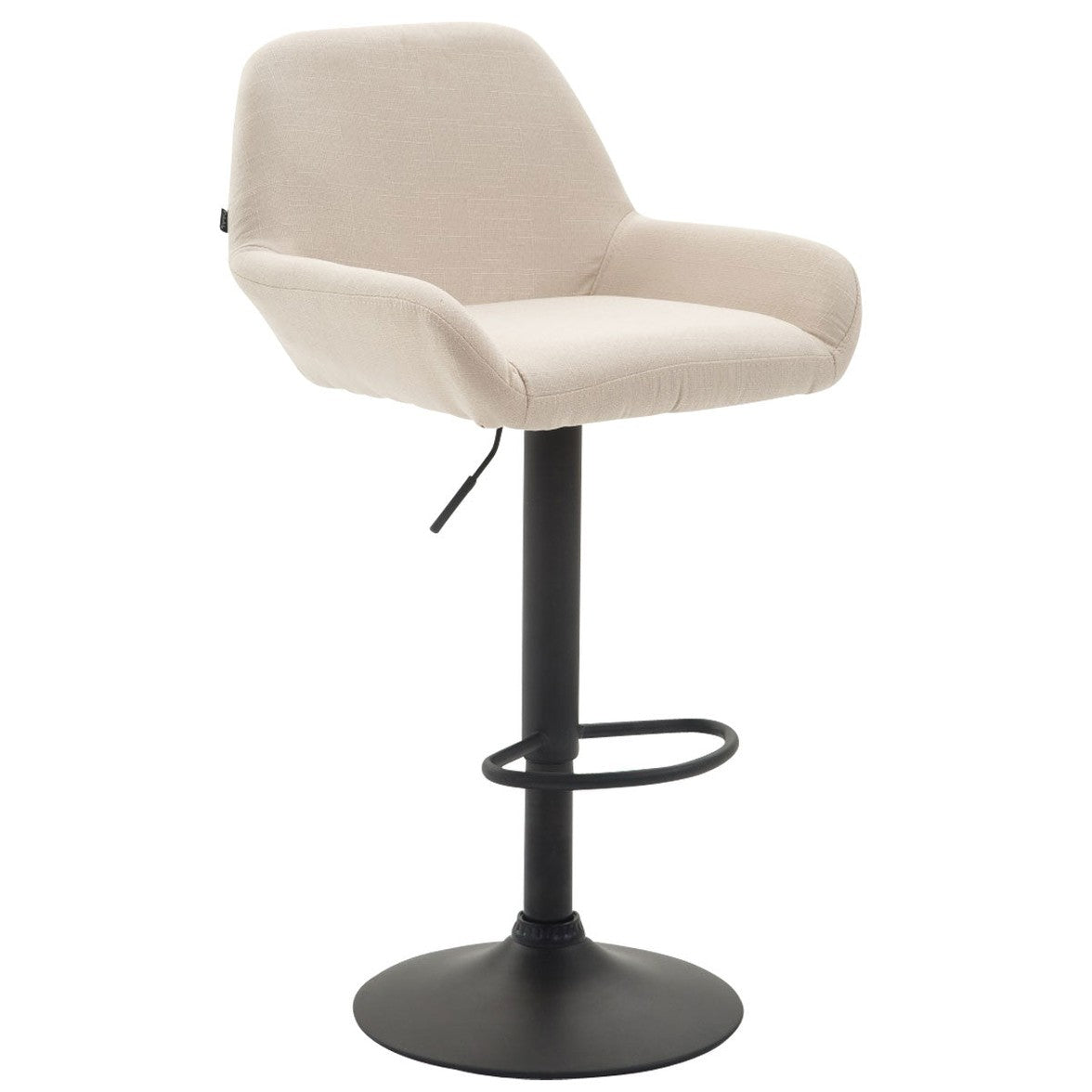 Barhocker Braga Stoff B - creme - InfinityMarket