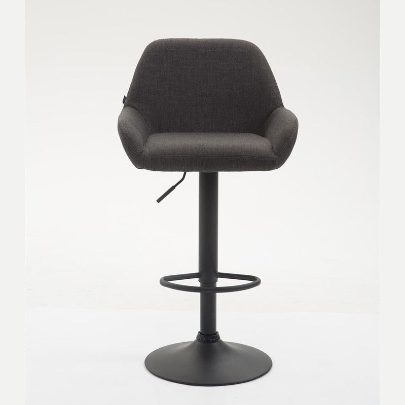 Barhocker Braga Stoff B - dunkelgrau - InfinityMarket