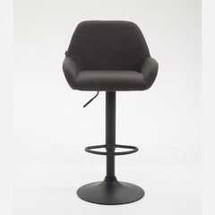 Barhocker Braga Stoff B - dunkelgrau - InfinityMarket