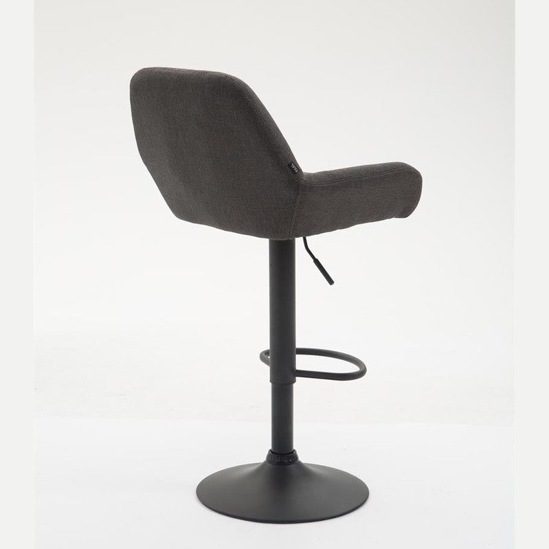 Barhocker Braga Stoff B - dunkelgrau - InfinityMarket