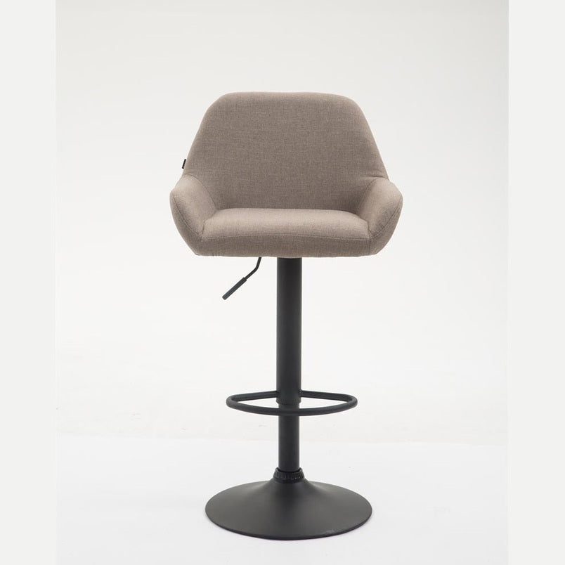 Barhocker Braga Stoff B - taupe - InfinityMarket