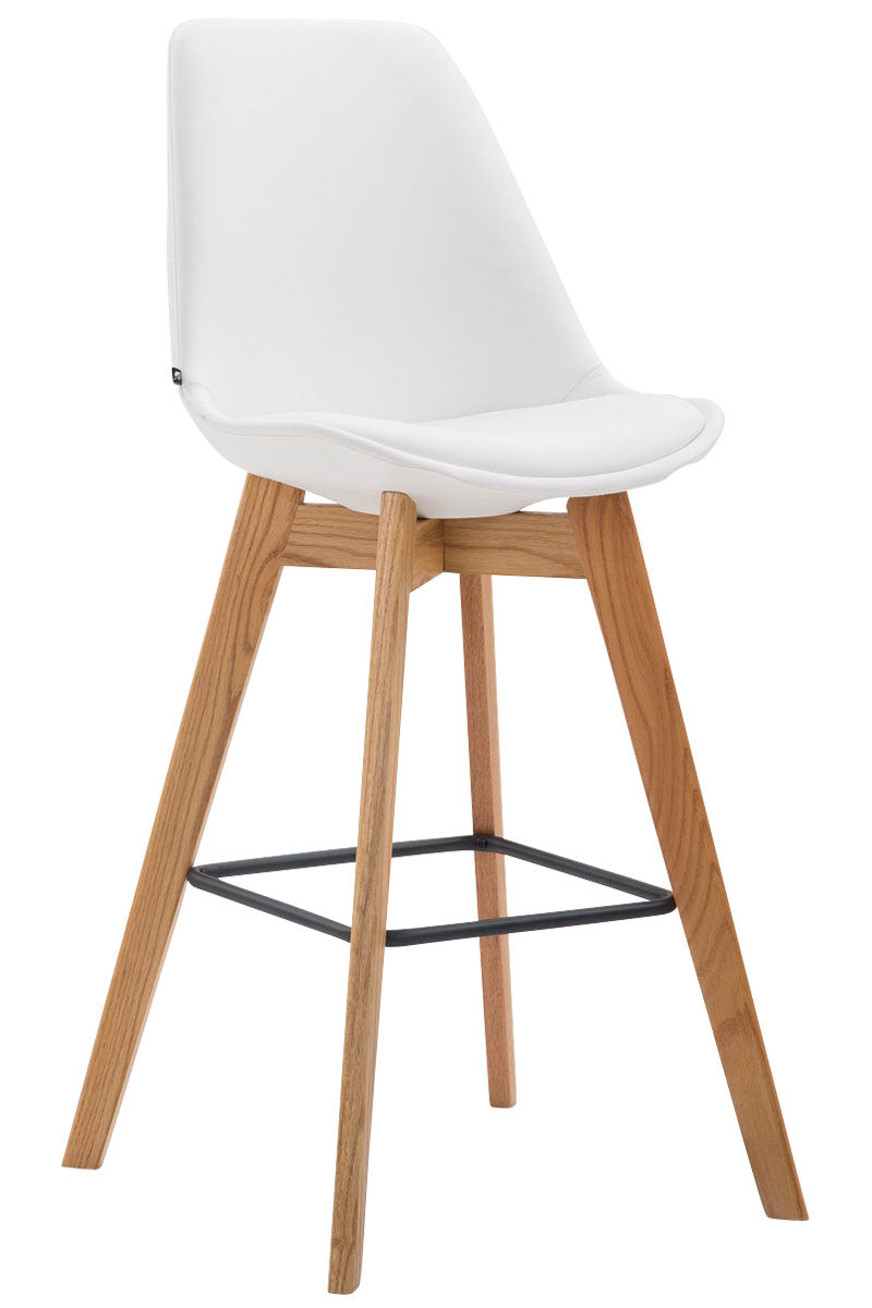 Barhocker Metz Kunstleder Natura - weiß