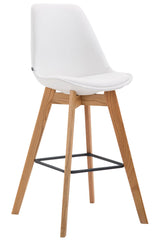 Barhocker Metz Kunstleder Natura - weiß