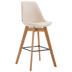 Barhocker Metz Kunstleder Natura - creme - InfinityMarket