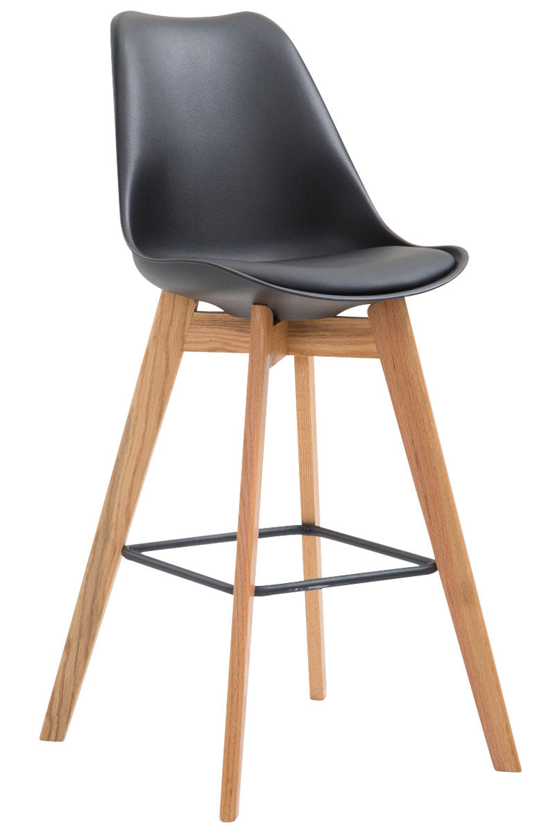 Barhocker Metz Kunststoff Natura - schwarz