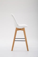 Barhocker Metz Kunstleder Natura - weiß