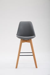 Barhocker Metz Kunstleder Natura - grau