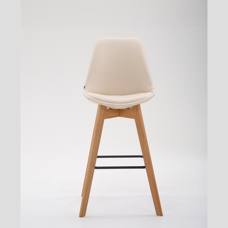 Barhocker Metz Kunstleder Natura - creme - InfinityMarket