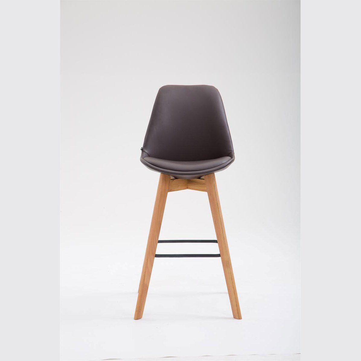 Barhocker Metz Kunstleder Natura - braun - InfinityMarket