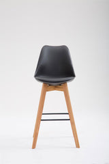 Barhocker Metz Kunststoff Natura - schwarz