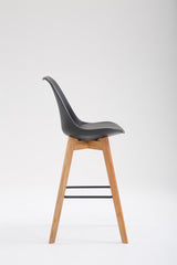 Barhocker Metz Kunststoff Natura - schwarz