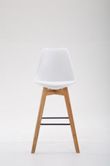 Barhocker Metz Kunststoff Natura - weiß