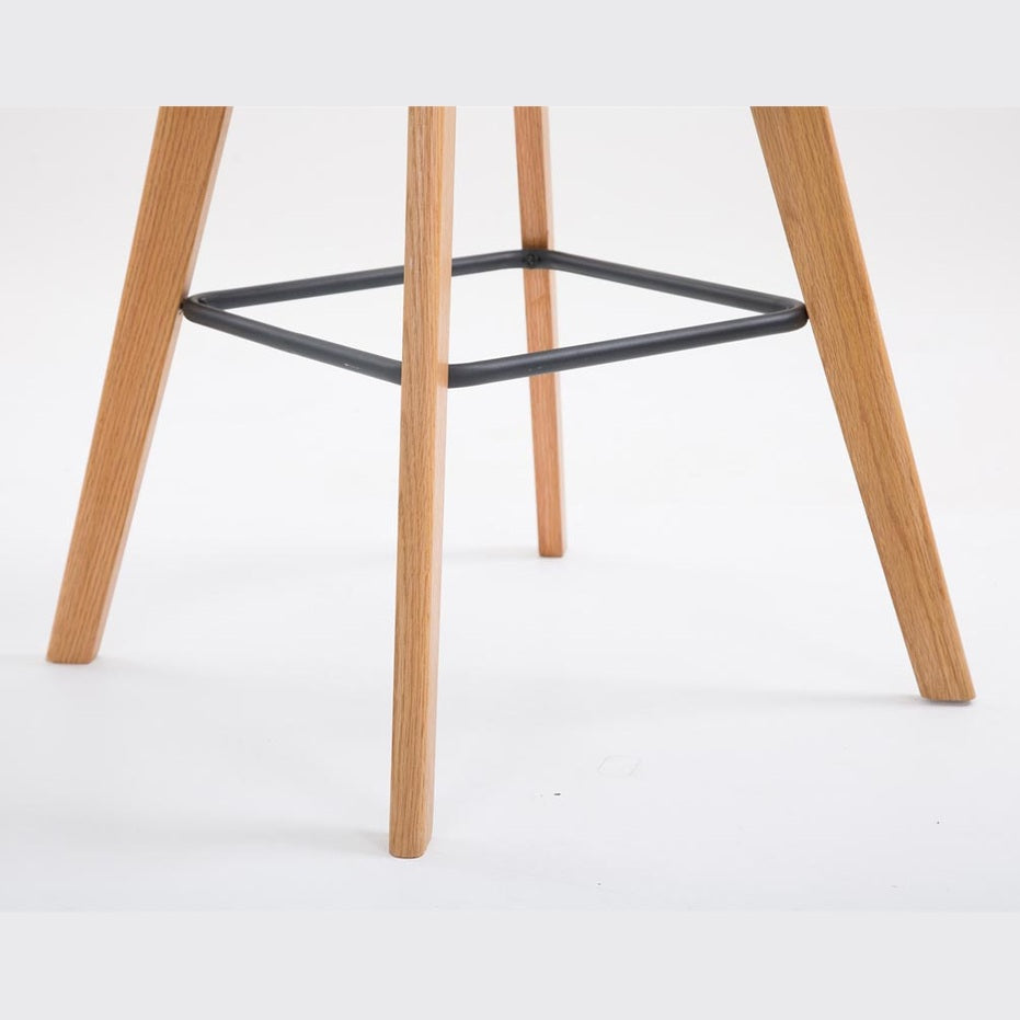 Barhocker Metz Stoff Natura - grau - InfinityMarket