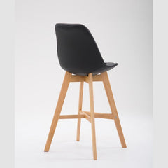 Barhocker Cannes Kunstleder Natura - schwarz - InfinityMarket