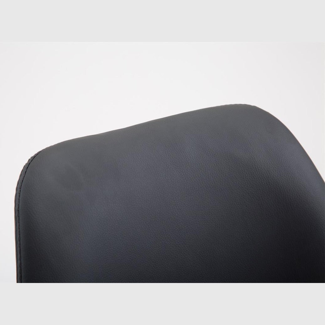 Barhocker Cannes Kunstleder Natura - schwarz - InfinityMarket