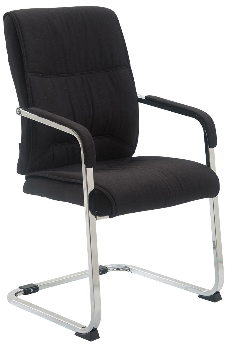 XL Besucherstuhl Anubis Stoff - schwarz by Dropshipping-Europe – Möbel