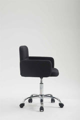 Arbeitshocker Los Angeles Stoff - schwarz