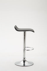 Barhocker Dyn V2 Kunstleder chrom - schwarz