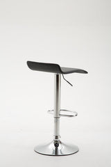 Barhocker Dyn V2 Kunstleder chrom - schwarz