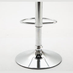 Barhocker Dyn V2 Kunstleder chrom - weiß - InfinityMarket