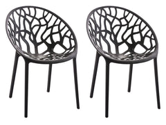 2er Set Stuhl Hope - schwarz