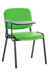 Stuhl Ken mit Klapptisch Kunstleder - grün