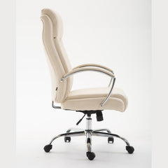 Bürostuhl Vaud Kunstleder - creme