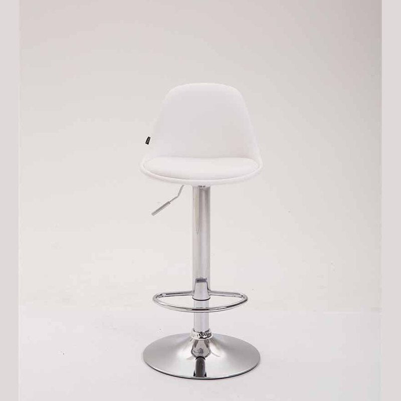 Barhocker Kiel Vollgepolstert Kunstleder - weiß - InfinityMarket