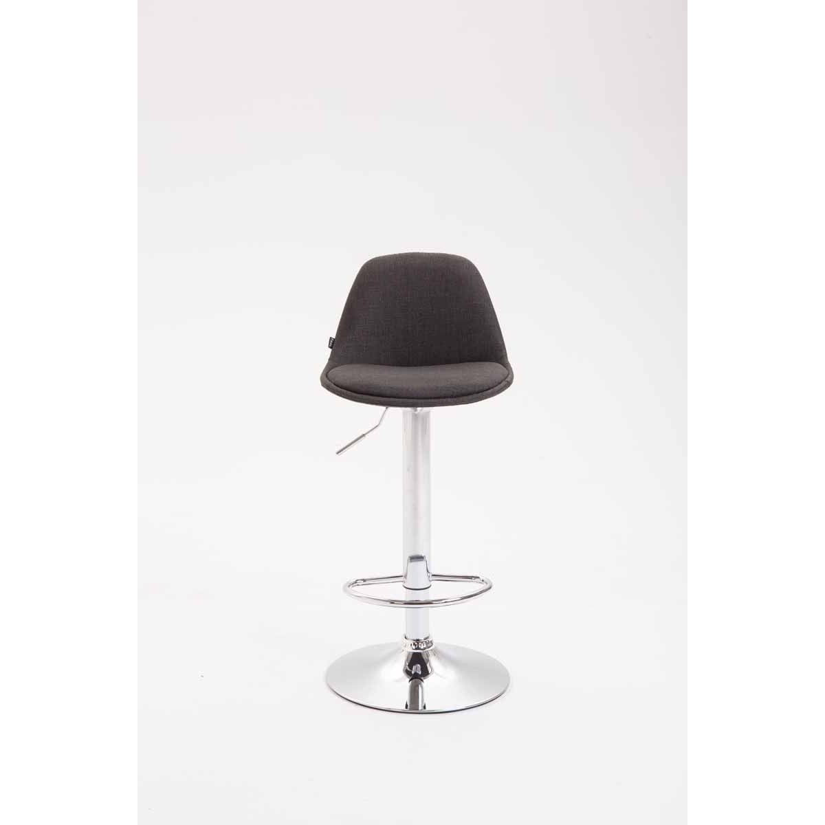 Barhocker Kiel Stoff - dunkelgrau - InfinityMarket