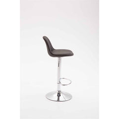 Barhocker Kiel Stoff - dunkelgrau - InfinityMarket