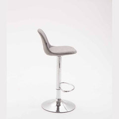 Barhocker Kiel Stoff - grau