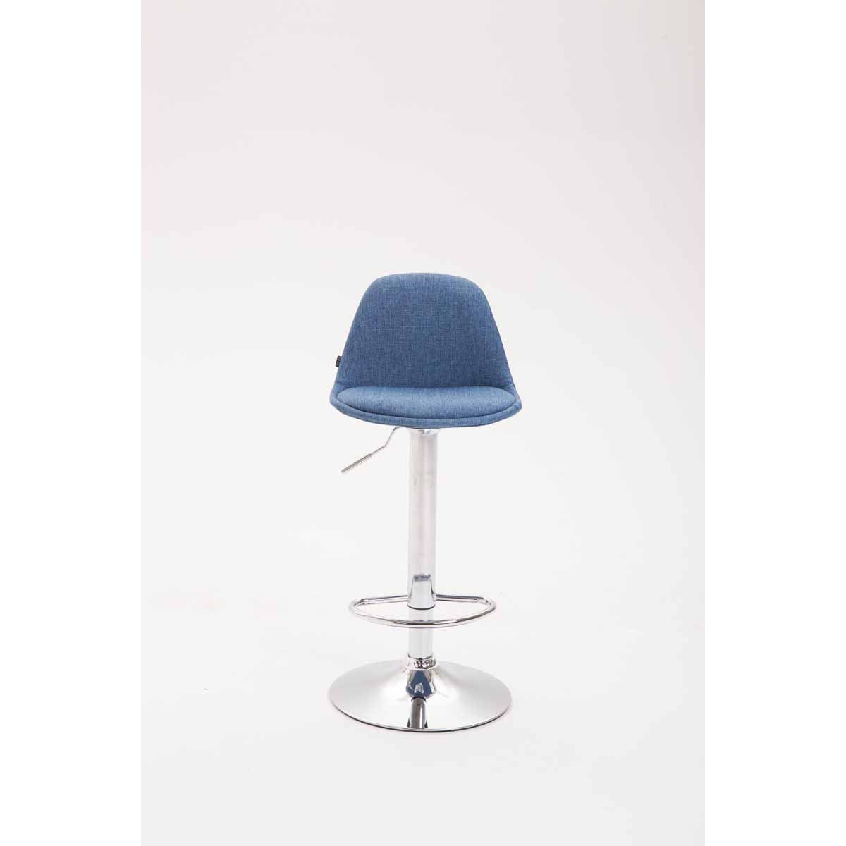 Barhocker Kiel Stoff - blau - InfinityMarket